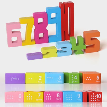 🔥2025 New Hot Products-49% OFF🔥Montessori-Inspired Wooden Number Blocks – Unlock Your Child’s Potential!