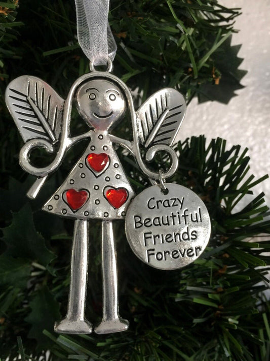 🎅XMAS SALE 49% OFF💖2025 Angel Friendship Ornament Gift-Best Friend Gift