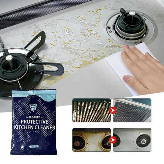 Kitchen powder degreaser