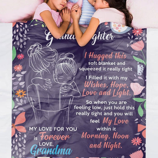 🎁Granddaughter's Gift-Sweet Words Blanket