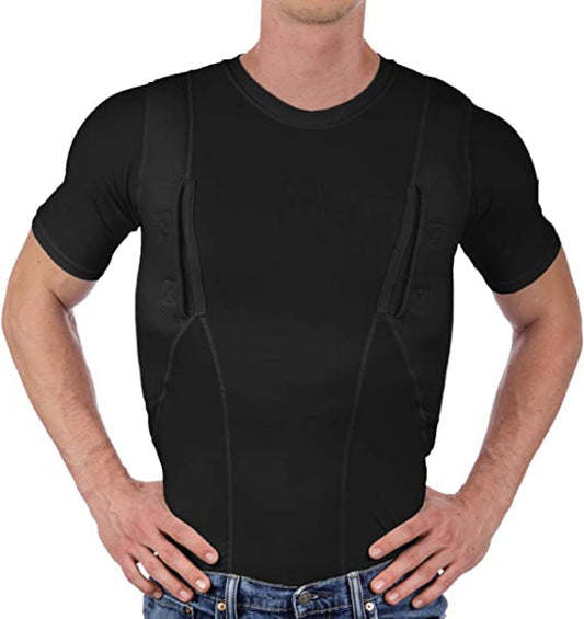 🔥 Last day 60% OFF-MEN'S CONCEALED LEATHER HOLSTER T-SHIRT (BUY 2 FREE SHIPPING)